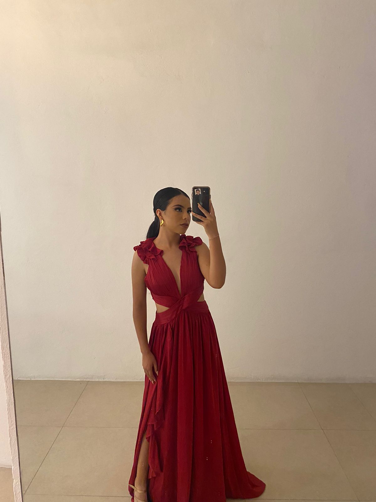 Emory - rojo - Lend the Trend renta de vestidos mexico