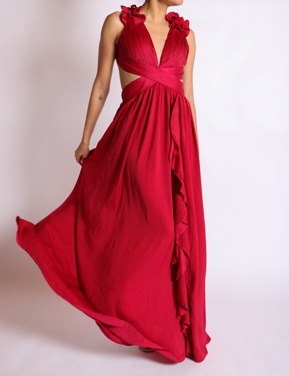 Emory - rojo - Lend the Trend renta de vestidos mexico