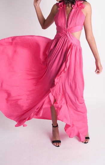 Emory - rosa - Lend the Trend renta de vestidos mexico