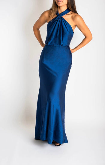 Erin - azul venta - Lend the Trend renta de vestidos mexico