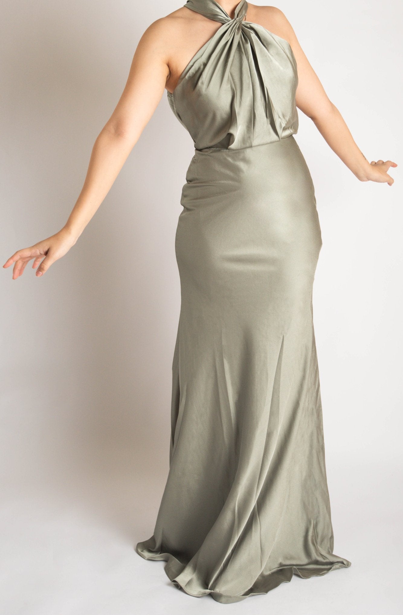 Erin - verde claro - Lend the Trend renta de vestidos mexico