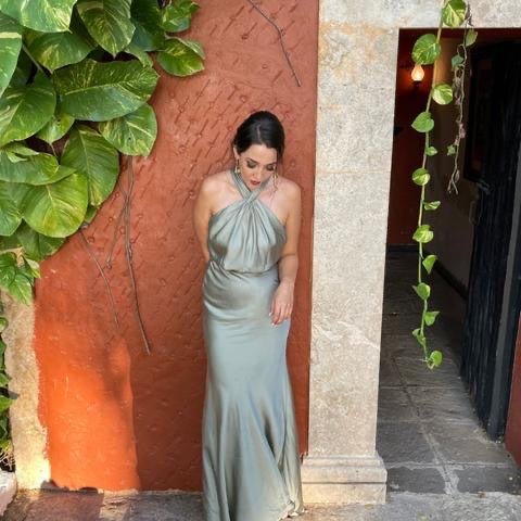Erin - verde claro venta - Lend the Trend renta de vestidos mexico