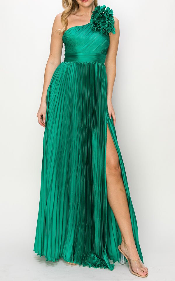 Eugenia - verde - Lend the Trend renta de vestidos mexico