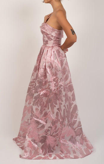 Flora - rosa - Lend the Trend renta de vestidos mexico