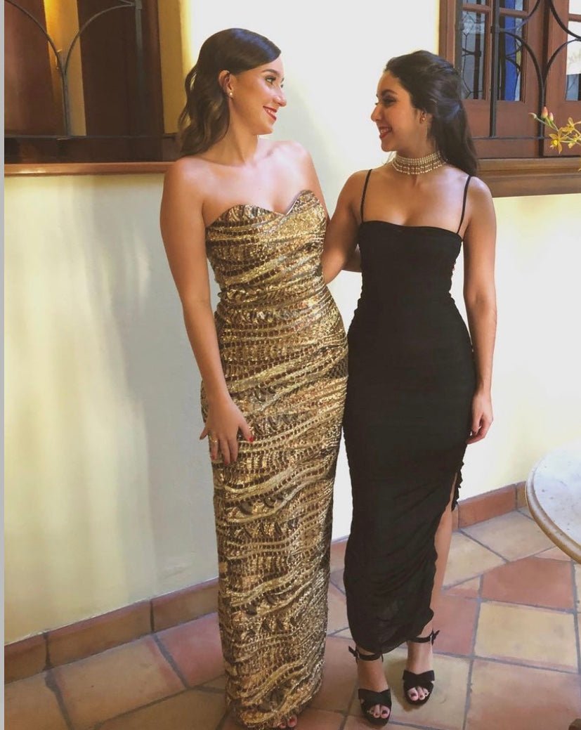Fornarina - negro - Lend the Trend renta de vestidos mexico