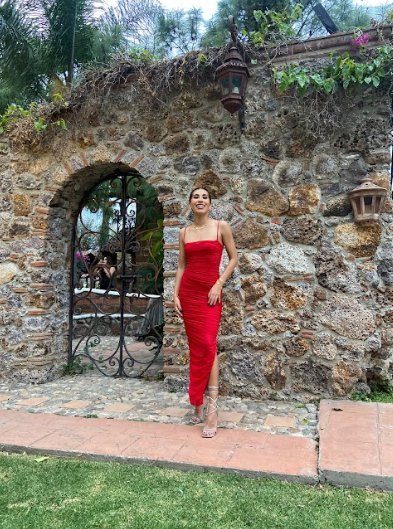 Fornarina - rojo - Lend the Trend renta de vestidos mexico