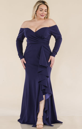 Hannia - azul - Lend the Trend renta de vestidos mexico