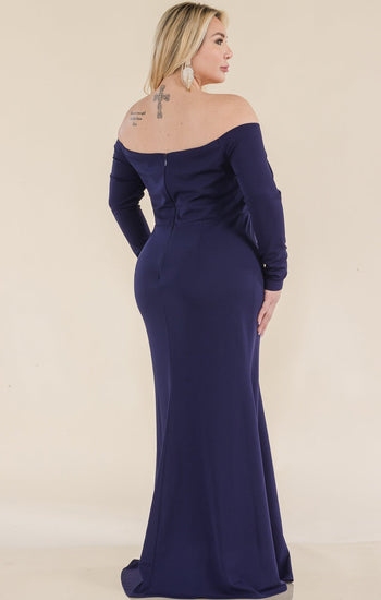 Hannia - azul venta - Lend the Trend renta de vestidos mexico