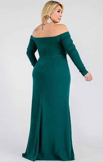 Hannia - verde - Lend the Trend renta de vestidos mexico