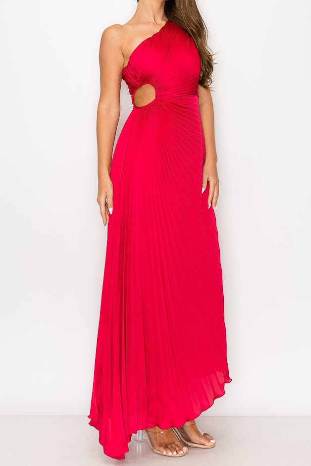Leia - rojo - Lend the Trend renta de vestidos mexico