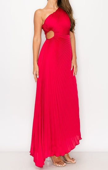 Leia - rojo venta - Lend the Trend renta de vestidos mexico