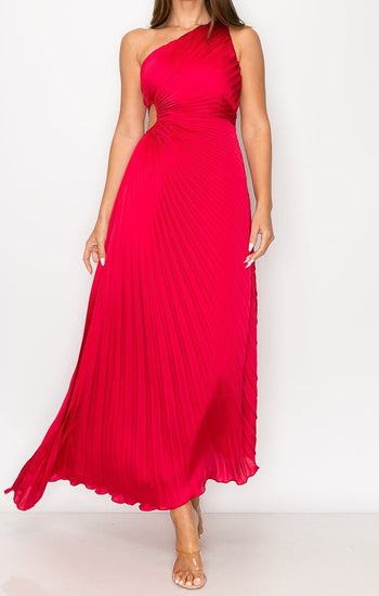 Leia - rojo venta - Lend the Trend renta de vestidos mexico