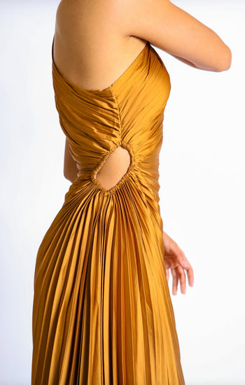 Leia - terracota - Lend the Trend renta de vestidos mexico