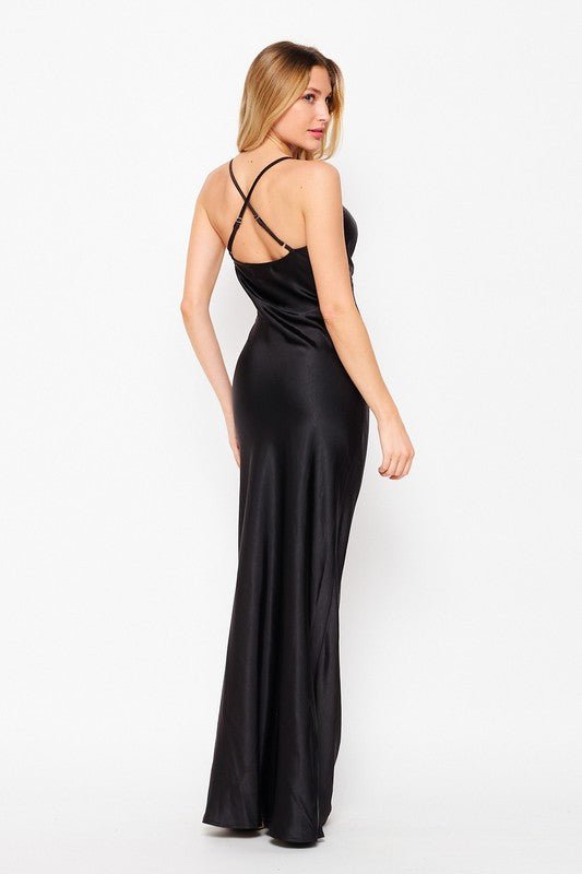 Loreta - negro - Lend the Trend renta de vestidos mexico