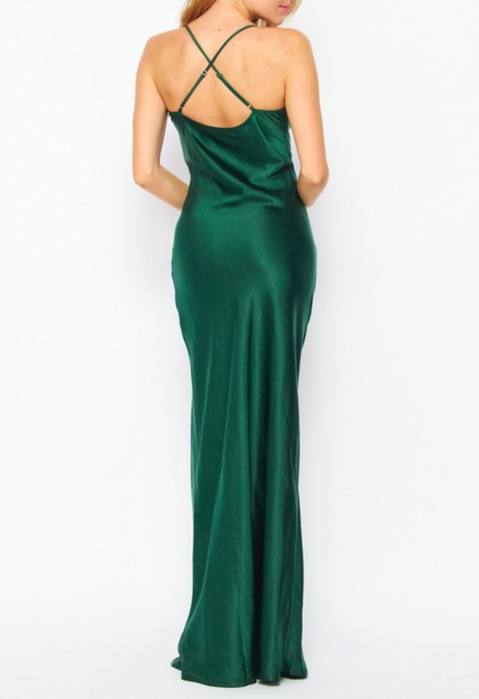 Loreta - verde - Lend the Trend renta de vestidos mexico