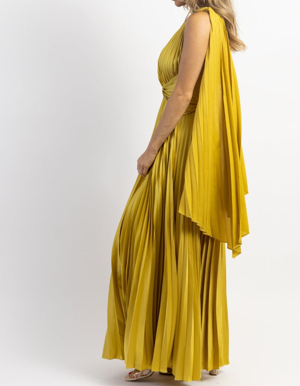 Mabela - amarillo - Lend the Trend renta de vestidos mexico