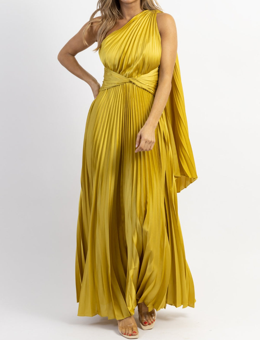 Mabela - amarillo - Lend the Trend renta de vestidos mexico