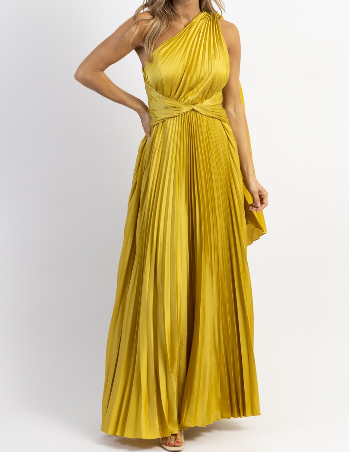 Mabela - amarillo venta - Lend the Trend renta de vestidos mexico