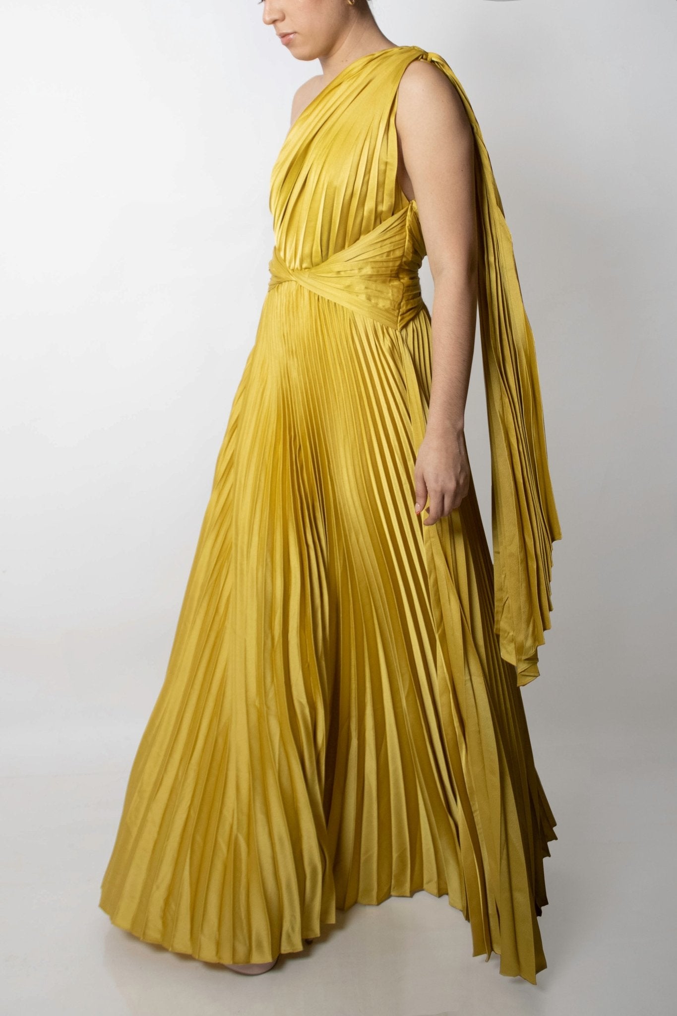 Mabela - amarillo venta - Lend the Trend renta de vestidos mexico