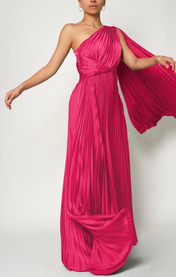 Mabela - rosa fuchsia - Lend the Trend renta de vestidos mexico