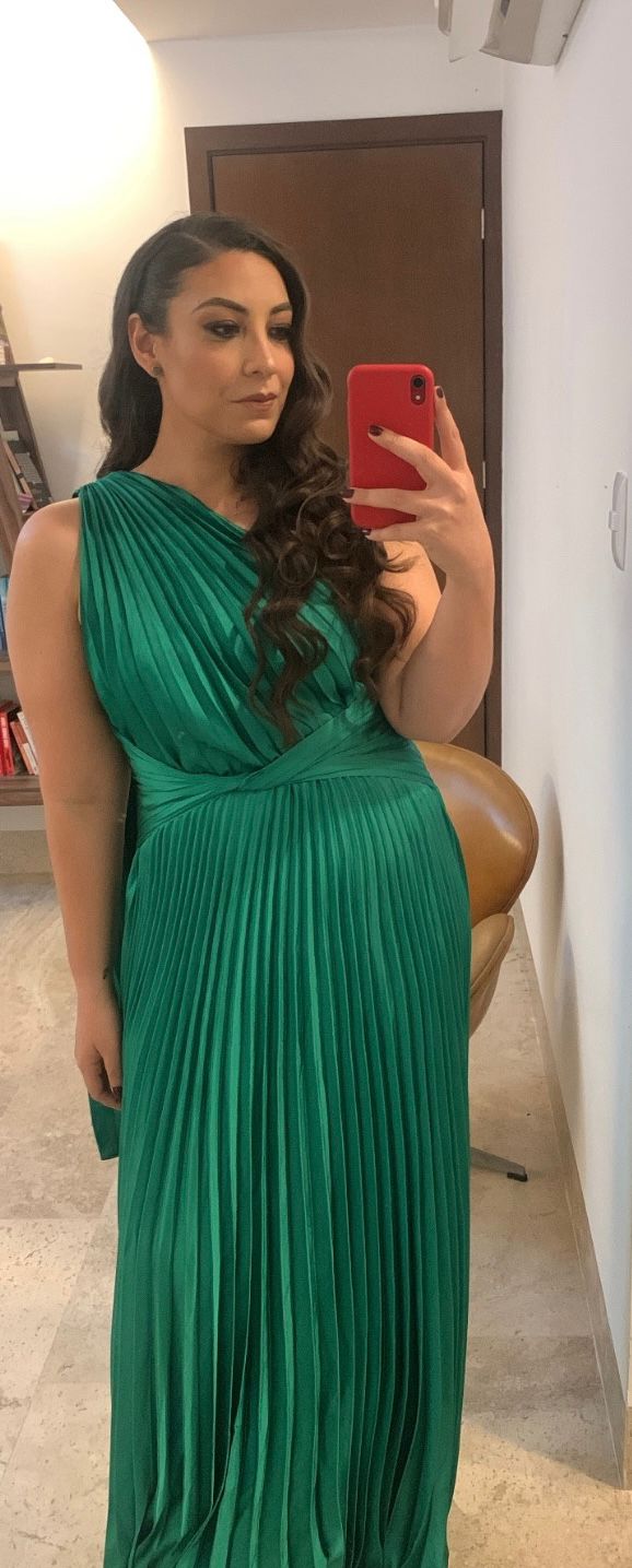 Mabela - verde venta - Lend the Trend renta de vestidos mexico
