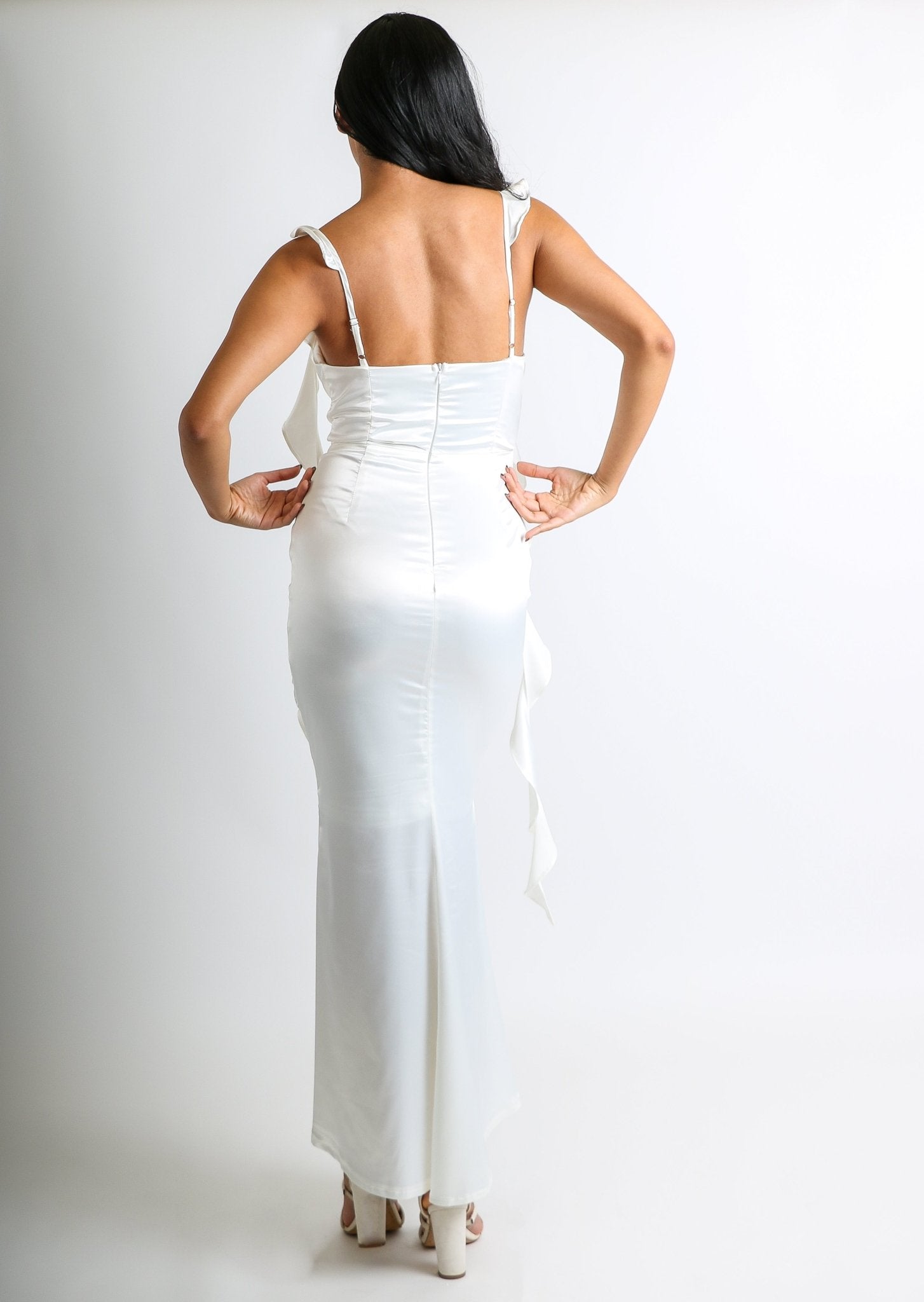 Macarena - blanco venta - Lend the Trend renta de vestidos mexico