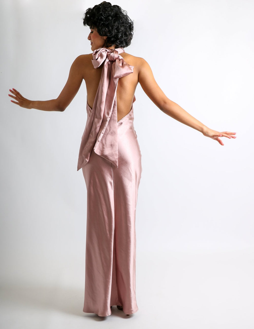 Mariela - rosa palo - Lend the Trend renta de vestidos mexico