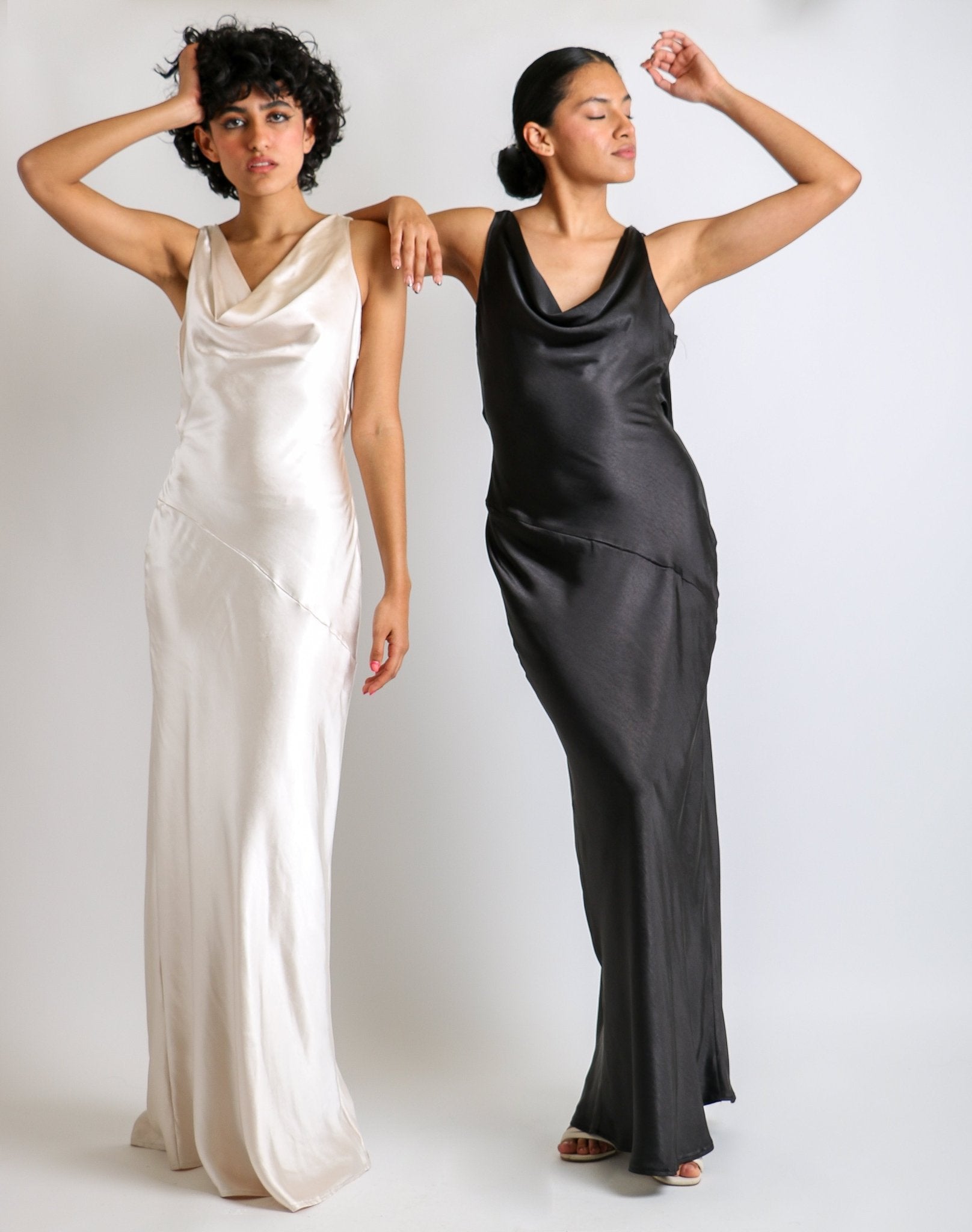 Marisa - champagne - Lend the Trend renta de vestidos mexico