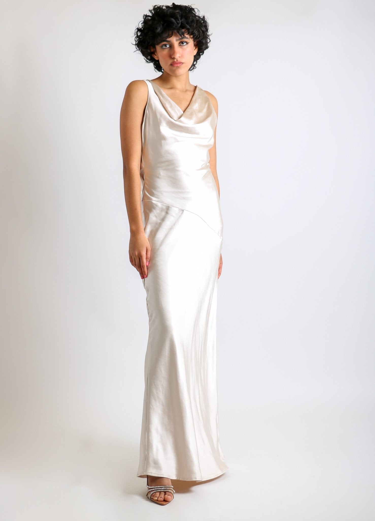 Marisa - champagne venta - Lend the Trend renta de vestidos mexico