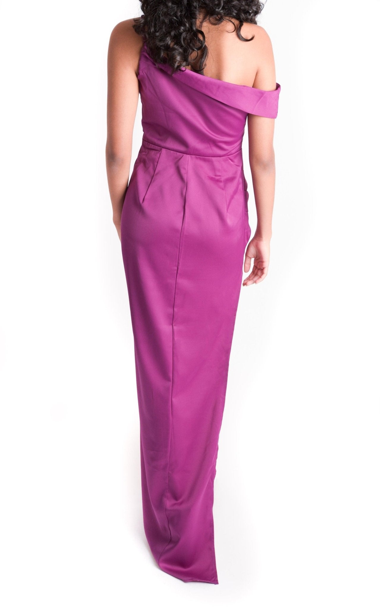 Maye - morado venta - Lend the Trend renta de vestidos mexico