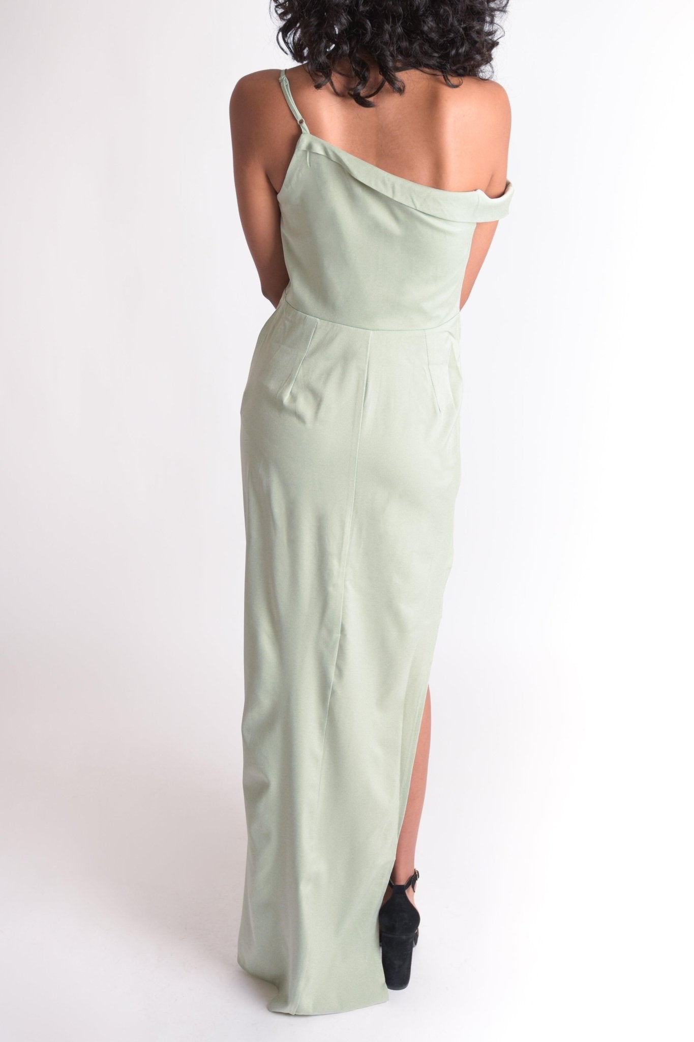 Maye - verde claro venta - Lend the Trend renta de vestidos mexico