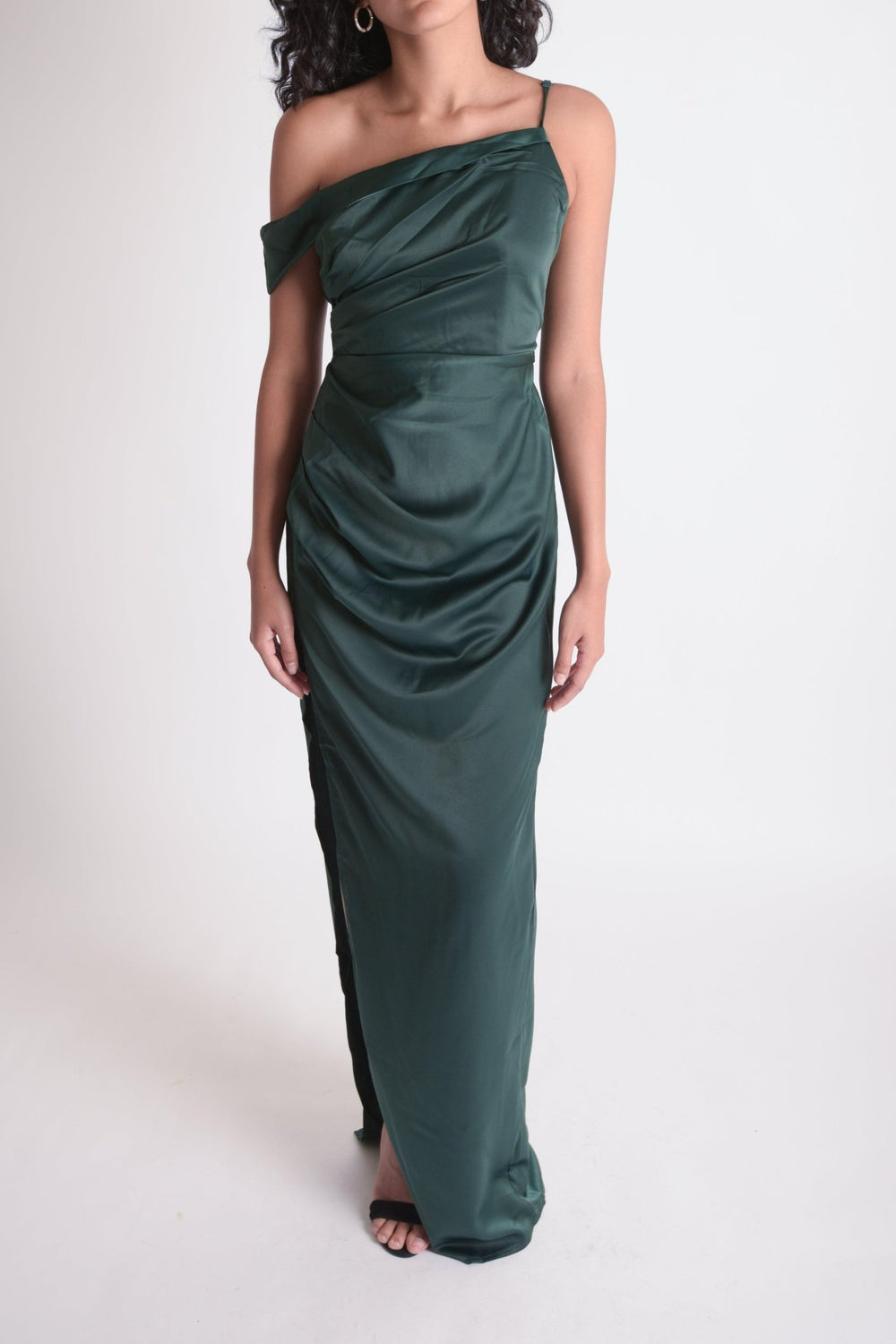 Maye - verde oscuro - Lend the Trend renta de vestidos mexico