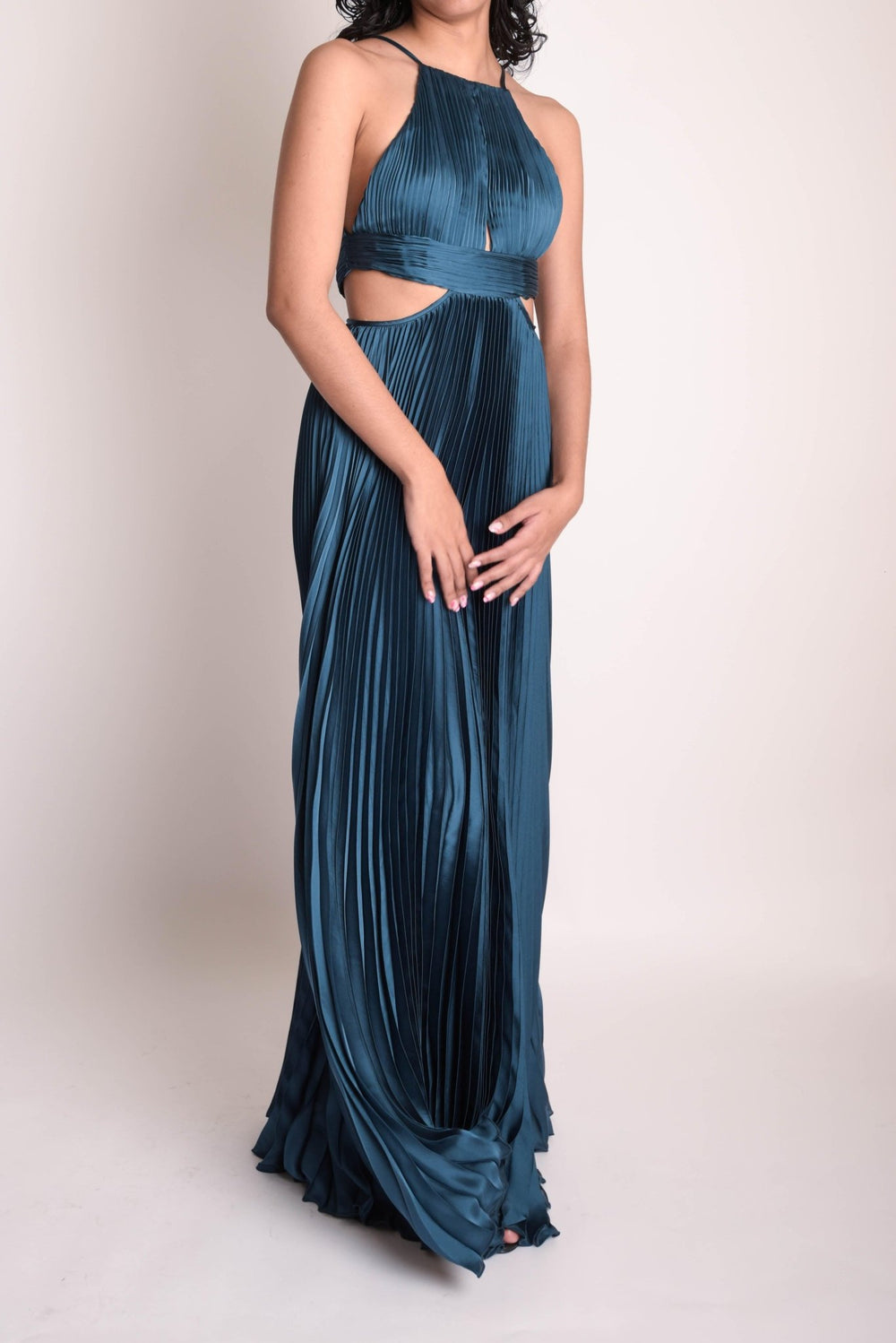 Milla - azul - Lend the Trend renta de vestidos mexico