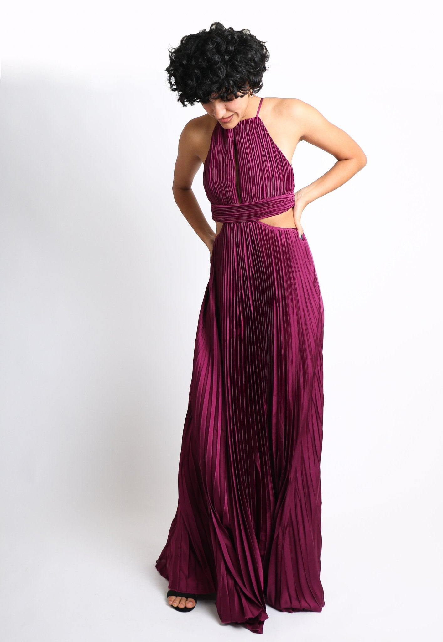 Milla - morado - Lend the Trend renta de vestidos mexico