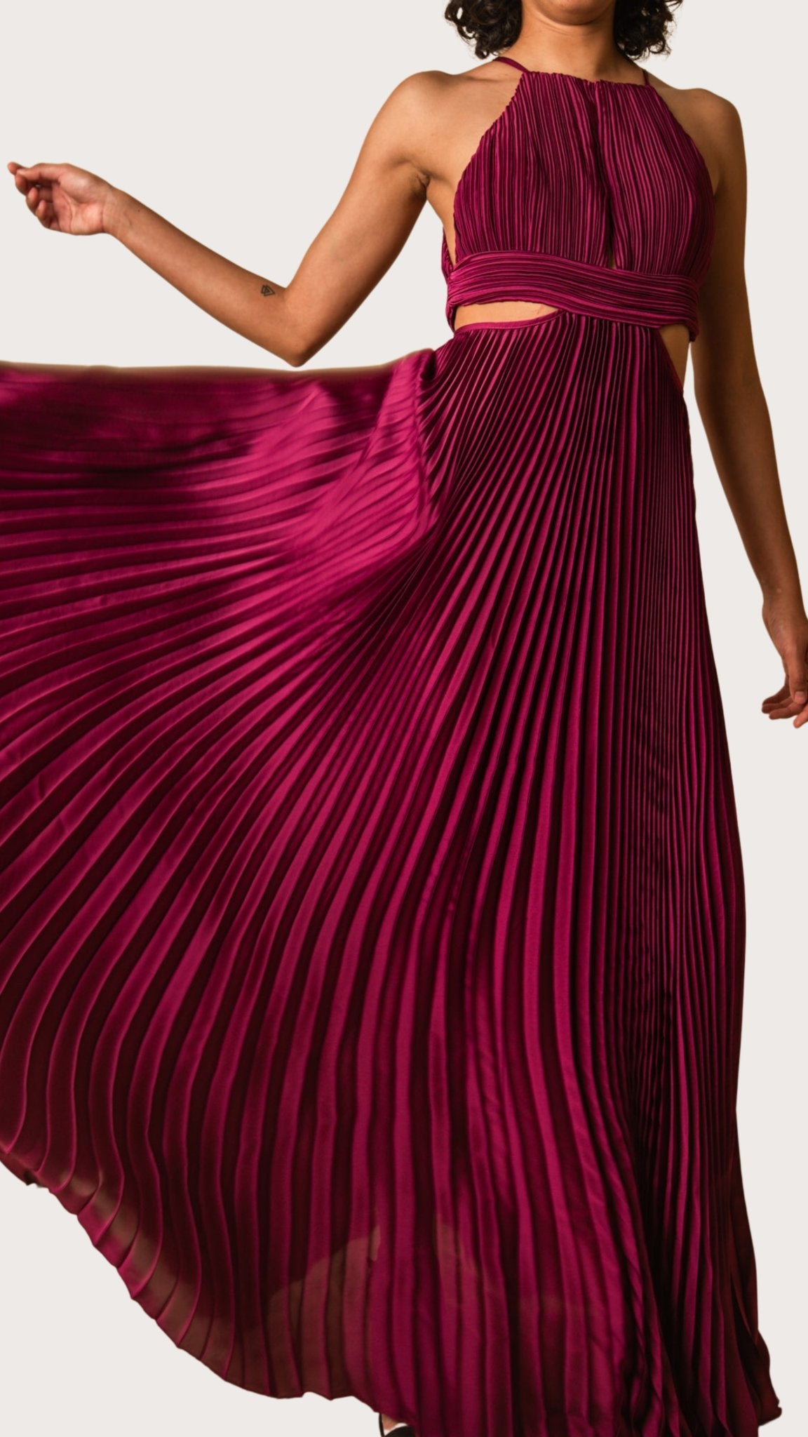 Milla - morado - Lend the Trend renta de vestidos mexico