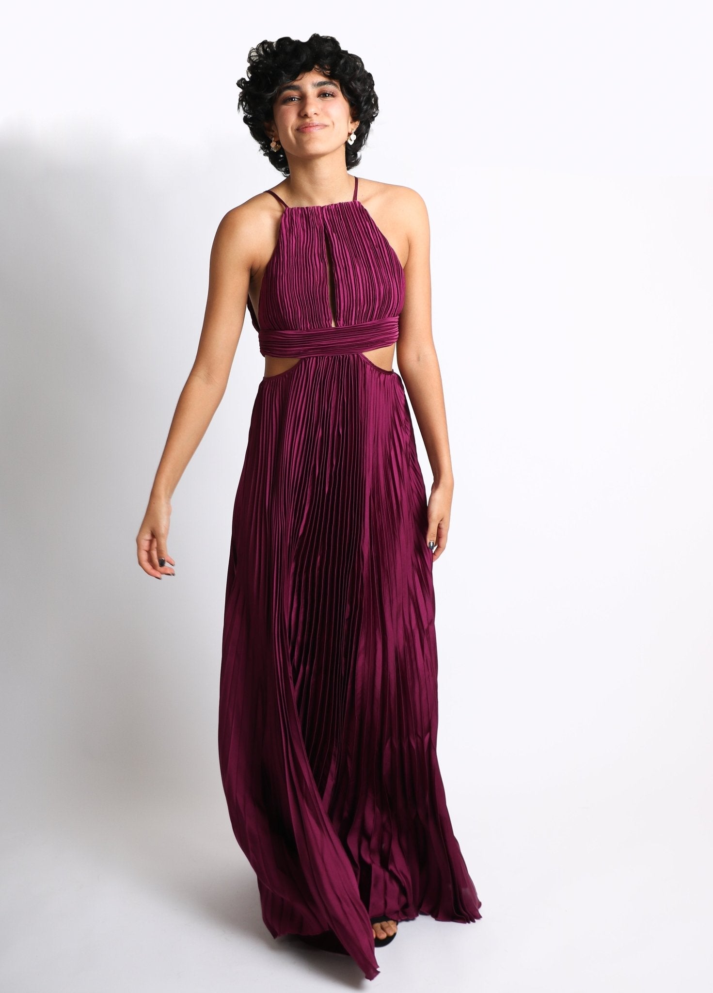 Milla - morado venta - Lend the Trend renta de vestidos mexico