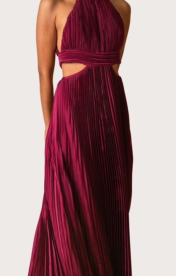 Milla - morado venta - Lend the Trend renta de vestidos mexico