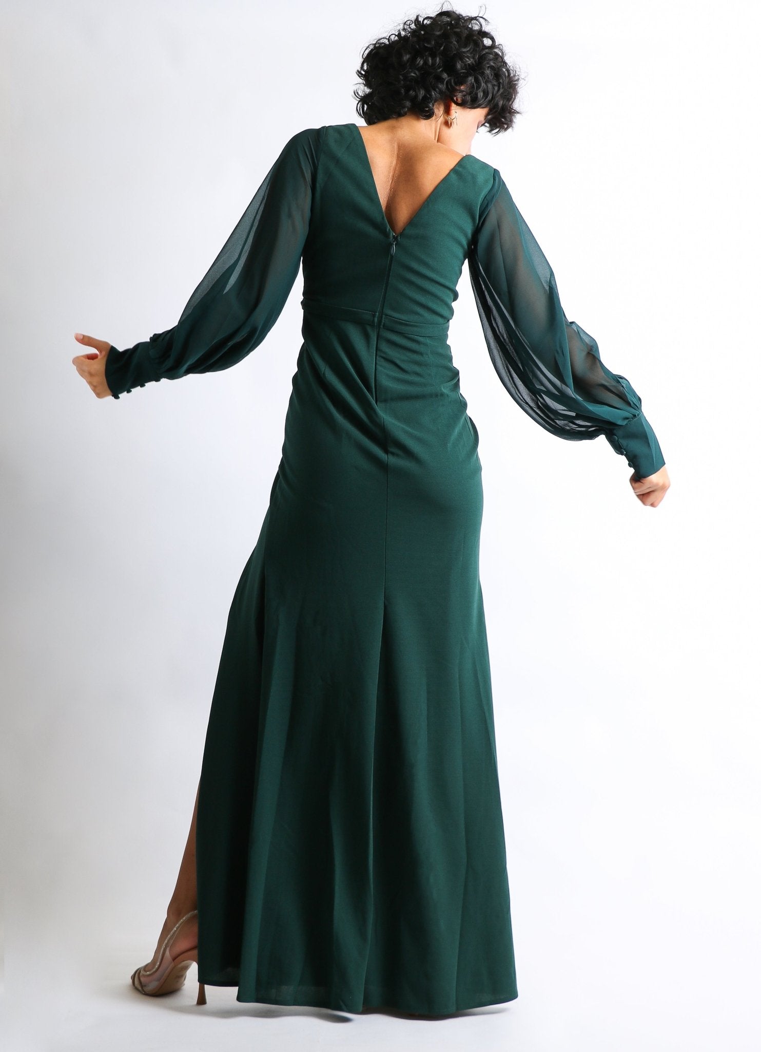 Overy - verde - Lend the Trend renta de vestidos mexico