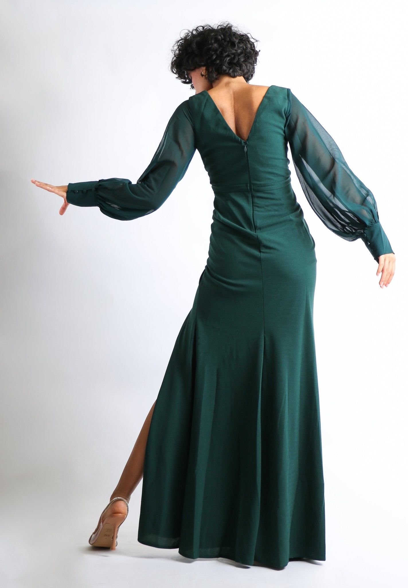 Overy - verde - Lend the Trend renta de vestidos mexico