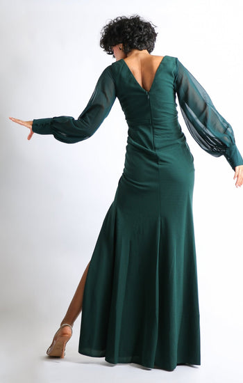 Overy - verde - Lend the Trend renta de vestidos mexico