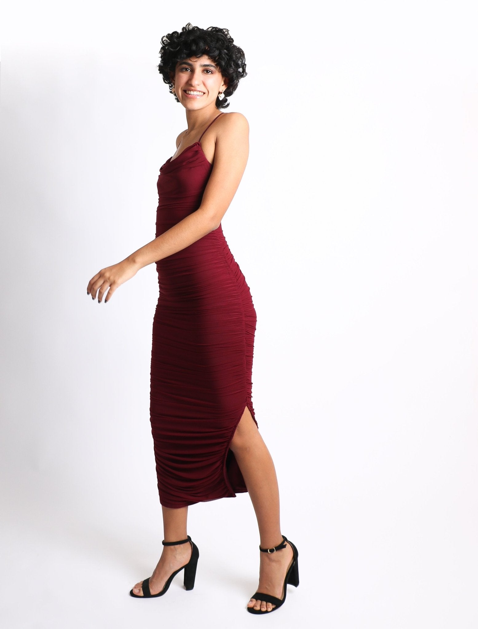 Pamela - rojo vino venta - Lend the Trend renta de vestidos mexico