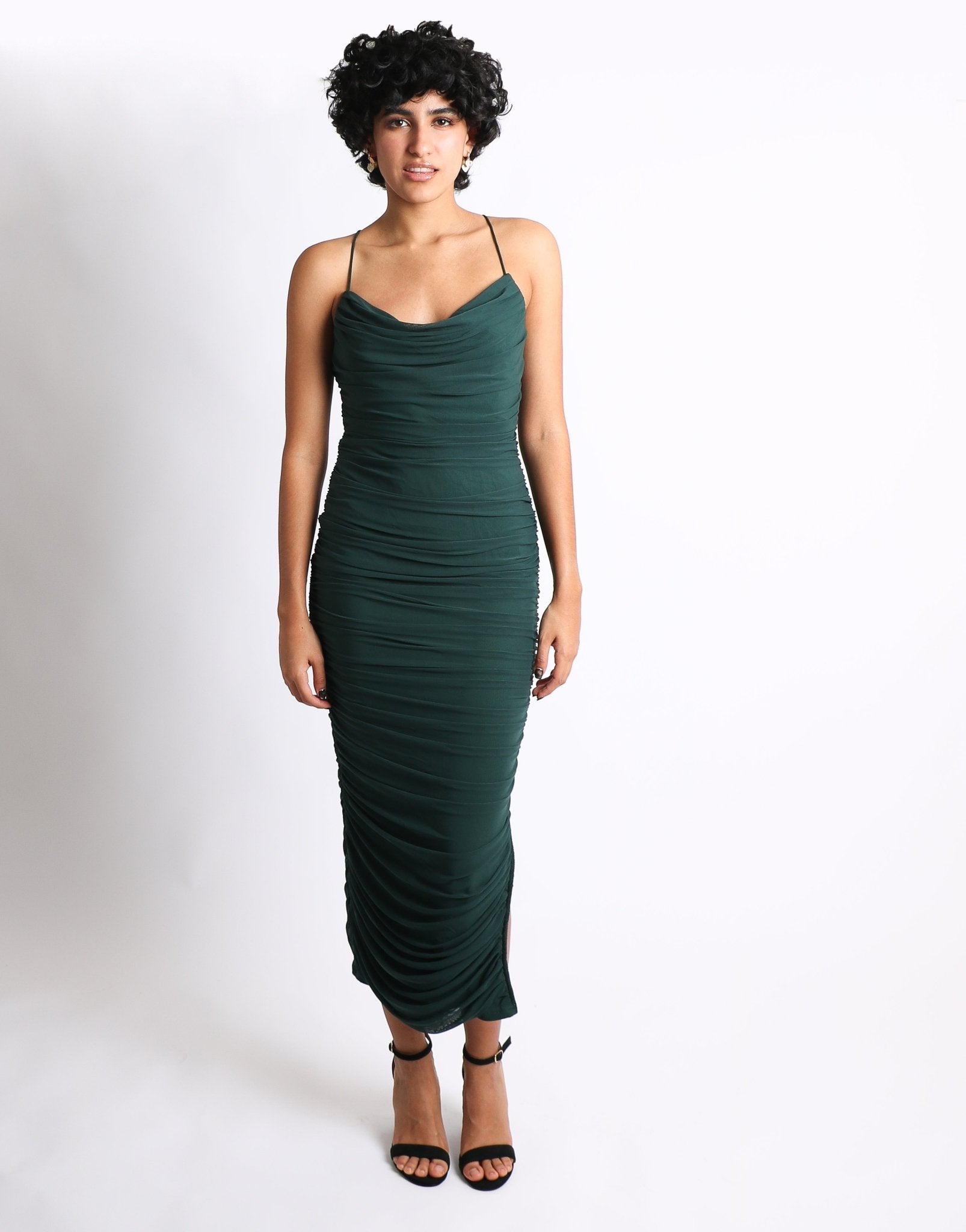 Pamela - verde - Lend the Trend renta de vestidos mexico