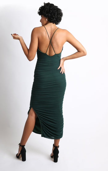 Pamela - verde - Lend the Trend renta de vestidos mexico