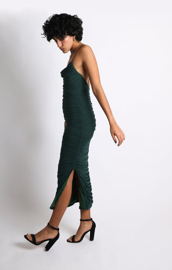 Pamela - verde venta - Lend the Trend renta de vestidos mexico