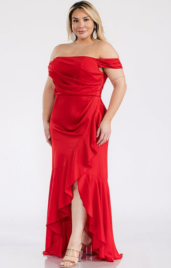 Sara - rojo - Lend the Trend renta de vestidos mexico