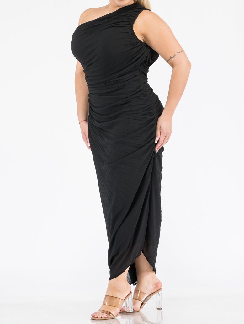 Soraya - venta negro - Lend the Trend renta de vestidos mexico