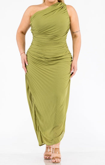 Soraya - verde limón - Lend the Trend renta de vestidos mexico