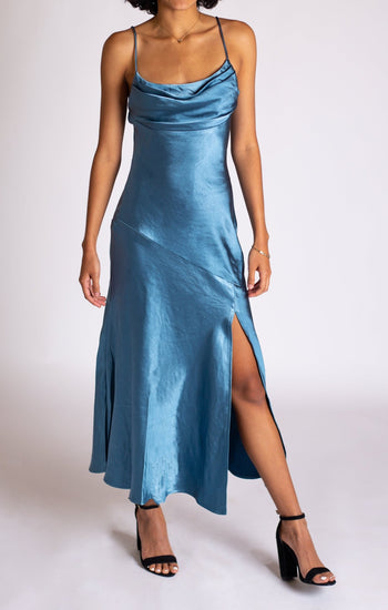 Tabata - azul oscuro - Lend the Trend renta de vestidos mexico