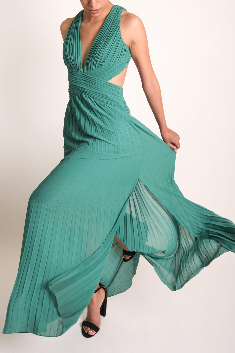 Velma - verde - Lend the Trend renta de vestidos mexico