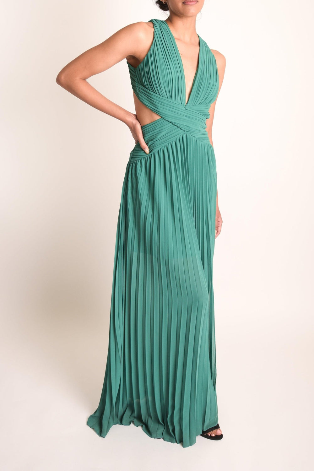 Velma - verde - Lend the Trend renta de vestidos mexico